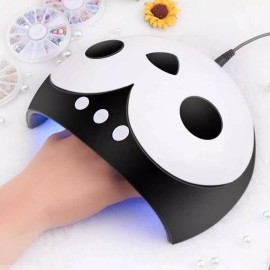 SUN uv led Lampara Para Uñas Uv Led 36w Pinguino Esmalte Semipermanente Color Negro Con Blanco