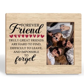 BCUANGD Friendship Picture Frames - Best Friends Family Gifts Photo Frame, Long Distance Friendship Gifts for Women Bestie BFF 4x6 Picture Frame, Christmas Birthday Gifts for Friends
