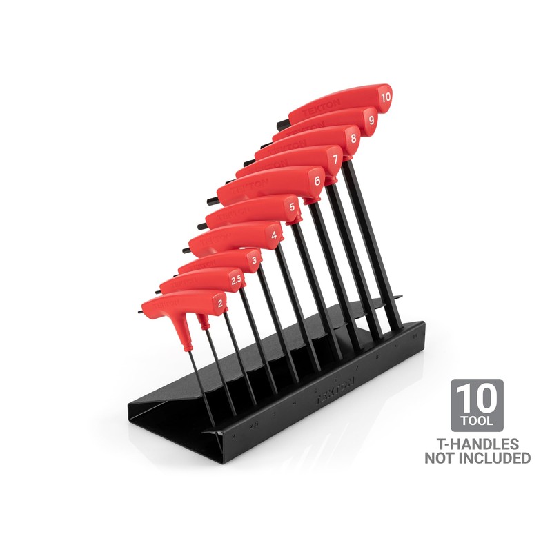 TEKTON 10-Tool Hex T-Handle Key Metal Stand (2-10 mm) |