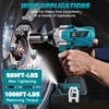 Cordless Impact Wrench 1/2 inch for Makita Battery 900FT-LBS with