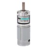 Black Silver Mini Gear Motor Low Noise High Torsion Robust