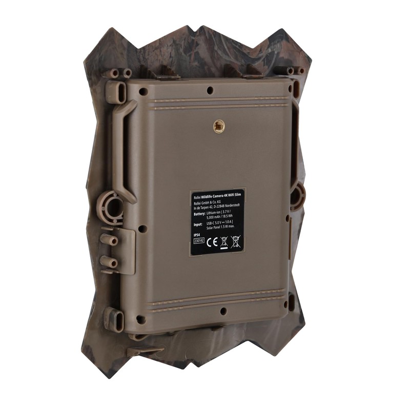 Rollei Wild Camera 4K WiFi Slim - 46MP Resolution, Night