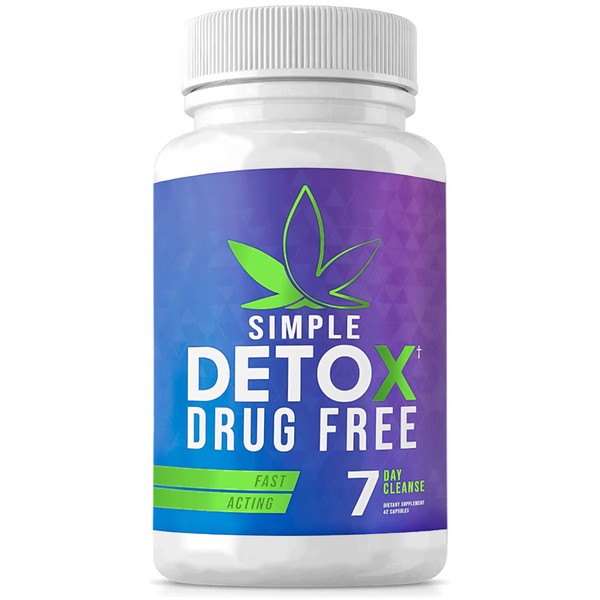 Simple Detox Cleanse | Support for Ultimate Body Detox | Made in USA | Detox Cleanse for Men & Women | 42 Capsules
