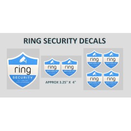 Ring Doorbell Decal Sticker Security Camera Door Window Decal - 2