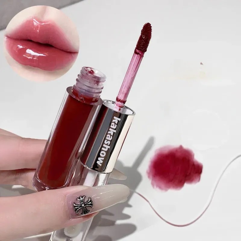 ~! Dual Lip Gloss, Tinte Mate, Impermeable, Hidratante ~!!! Light