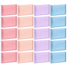 PerKoop 100 Pack Pocket Tissues Travel Slim Packs Small Facial Tissues Wallet Size Toilet Paper for Travel Guest Wedding Supplies, 4 Styles (Morandi Style)