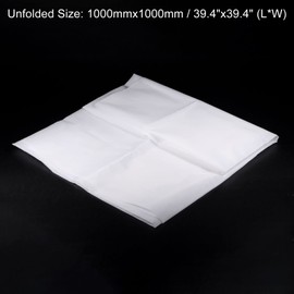 sourcing map 450 Mesh Paint Nylon Mesh Filter Woven Net Sheet Filter Cloth for Paint, Home Brewing (39"x39")