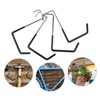 DOITOOL 4pcs Heavy Duty Wall Mount Hooks Garage Bike Wall