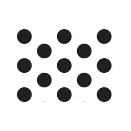 Brand New Black and White Polka Dot Tissue Paper - 20 Inch x 30 Inch - 24 XL Sheets