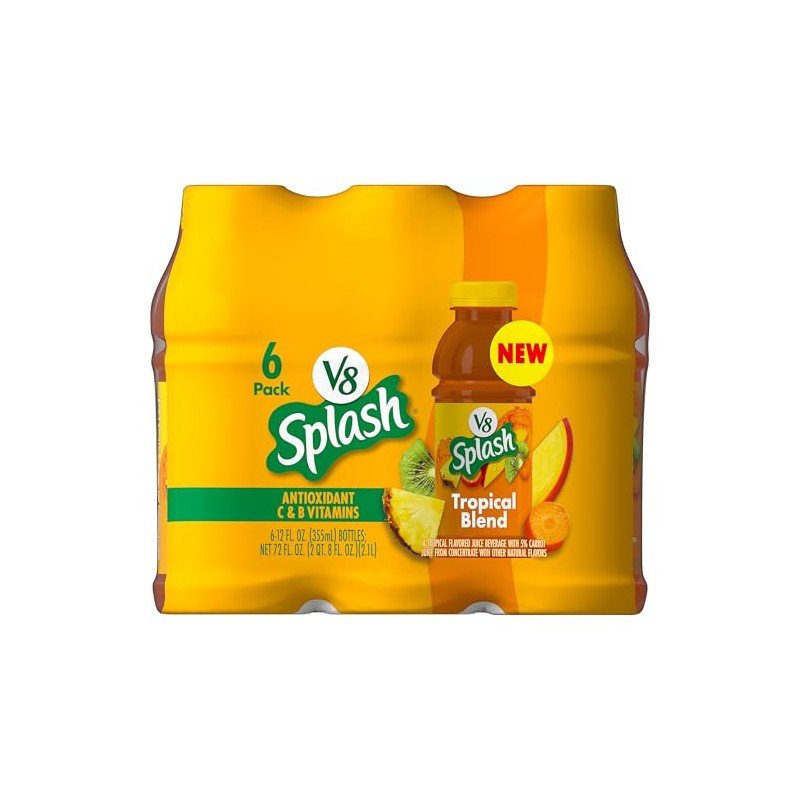 V8 Splash Tropical Blend Flavored Juice Beverage, 12 fl oz