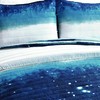 Make A Wish Space Star Ombre Navy & White Reversible