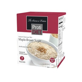 Protidiet - Maple-Brown Sugar Instant Oatmeal Mix, 7 pouches, 6.2 oz