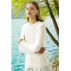 v28 Women Crew Neck Korea Knit Stretchable Elasticity Long Sleeve