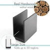 Napkin Holder Black Wooden - Wooden Black Napkin Holder for