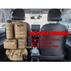 Molle Seat Back Organizer with 5 Pouches, Tactical Seat Covers,