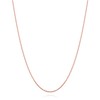 Simple Thin 2MM Rose Gold Plated .925 Sterling Silver Rolo
