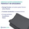 Elexaclean Streak-free, Premium Microfibre Window/Windscreen Cloth (Pack of 6, 60
