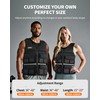 ZTTENLLY Adjustable Weighted Vest with Shoulder Pads - Adjustable Size