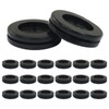 Hordion 20 Pcs Rubber Grommets 3/4" ID, 1" Drill Hole