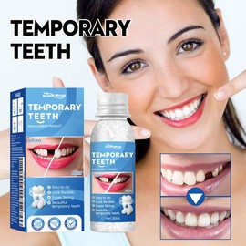 Resin Tooth Repair Glue Shapeable Teeth Gaps Filling Solid Temporary Teeth Repair Falseteeth Glue Safety Broken Fangs - Specification: 1pcs