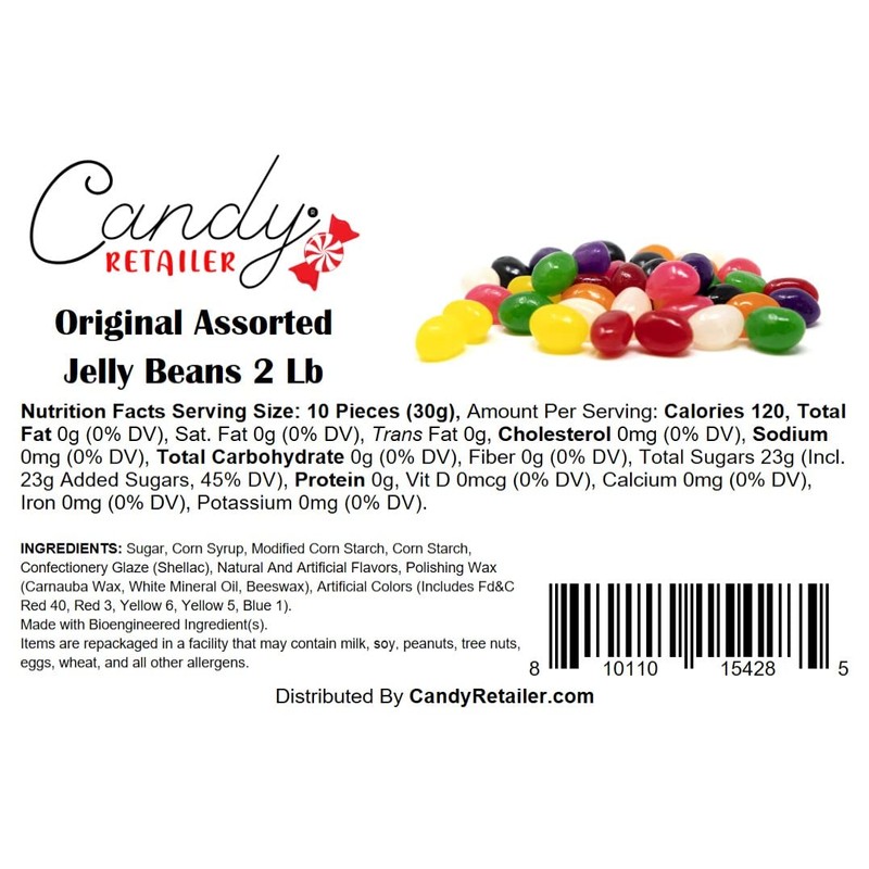Candy Retailer Original Jelly Beans (Assorted, 2 Lb)