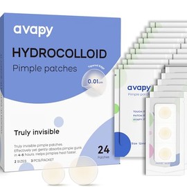 Pimple Patches for Face Invisible Hydrocolloid Acne 24 Count