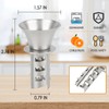 KAYCROWN 18/8 Stainless Steel Manual Lemon Juicer Squeezer, Easy Squeeze