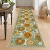 Lahome Sunflower Kitchen Runner Rug, 2x10 Washable Rug Runners for