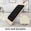 BYSURE BYSURE Black Memory Foam Bathroom Rug Set 3 Piece,