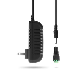 Aclorol 24V 1A 24W Power Supply AC 100V-240V to DC 24volts Power Adapter Universal Switching Transformer 1000mA 800mA 600mA 400mA 200mA 5.5X2.1mm/2.5mm for 24V LED Light Strip, CCTV Security Camera