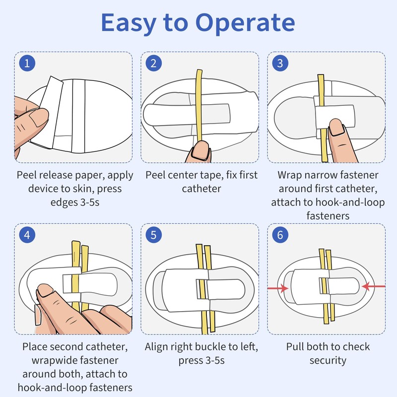 30 PCS Catheter Stabilization Devices, Foley Catheter Supplies Device Sticker,