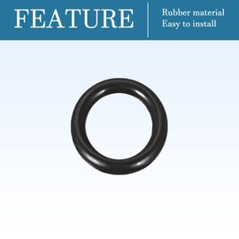QUARKZMAN Nitrile Rubber Rings Sealing O-Rings 14 mm x 9 mm x 2.5 mm for Tap Plumbers Repair Seal Connection, Black Pack of 10