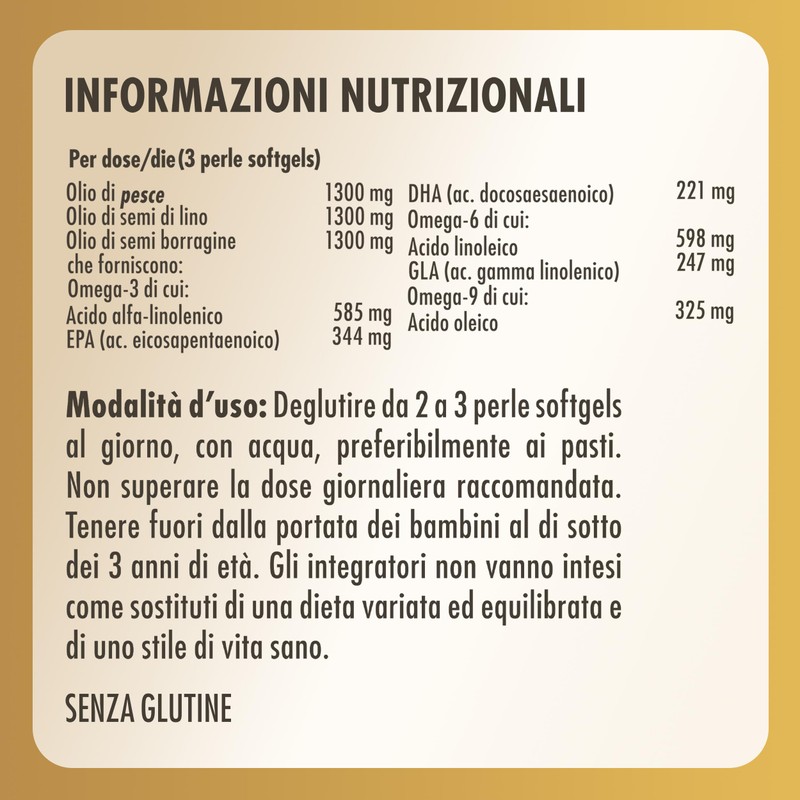 Solgar Omega Mix - 60 perle softgels - Integratore alimentare