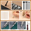 Jupean 458 Pieces Leather Tools, Leather Working Tools, Leathercraft Tools