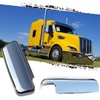For Truck Peterbilt 579 567 2014-2021 Door Mirror Cover Chrome