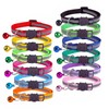 Reflective Cat Collars with Bells- Quick Release Cat Collar- Adjustable