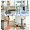 Upgrade Silicone Foot Massage Mat with Dual-Side Usage, Large Reflexology