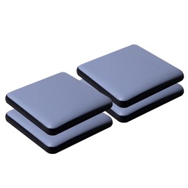 Furniture Sliders for Carpet and Hardwood Floors Adhesive PTFE (Teflon) Furniture Glides Sliders,Self-Stick Chair Sliders Pads (4, square50mm/ 1.97 inch)