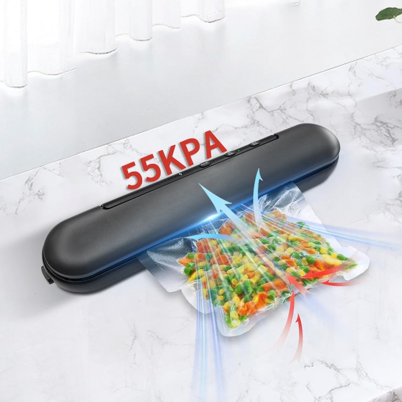 Portable Cordless Vacuum Sealer Compact Food Vacuum Sealer with 20
