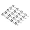 20 Pcs Zipper Presser Foot Stainless Steel Invisible Zipper Sewing
