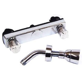 UNITED STATES HDW P008PN Shower Faucet 2 Valve, 8"
