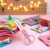 Pink Multi-Purpose Mini Scissors Portable Functional, Stainless Steel Detail Craft