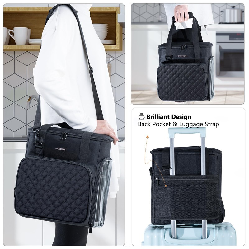 BAGSPRITE Coffee Maker Travel Bag Compatible with Keurig K-Mini or