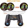 BWEISSTH Small Compact Binoculars for Adults Kids, 30x60 Mini Binocular
