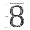 5.5 Inch House Numbers- Unique Cast Iron Metal Address/Mailbox Number