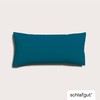 schlafgut Knitted Jersey Cushion Cover 40 x 80 cm Petrol