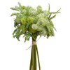 12" Silk Thistle Flower Stem Bundle -Green (Pack of 12)