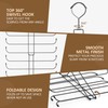 ZEDODIER Scarf Organizer Scarf Hanger for Closet, 2 Pack Rotatable