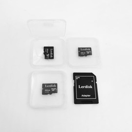 Lerdisk Factory Wholesale Tarjeta Micro SD de 256 GB U3 Paquete de 3 pulgadas MicroSDXC a granel con adaptador producido por licenciado autorizado (256 GB)