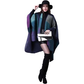 Mujeres Suave Bufanda de Cuadrícula Chal Pashmina Estolas Mantos